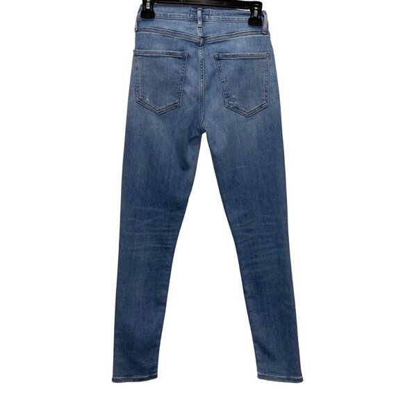 Agolde Sophie Mid-Rise Skinny Jeans Womens Size 26 Blue Denim - Picture 4 of 8